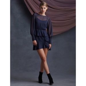 Bailey 44 Brandi Printed Ruffled Mini Dress NWT
